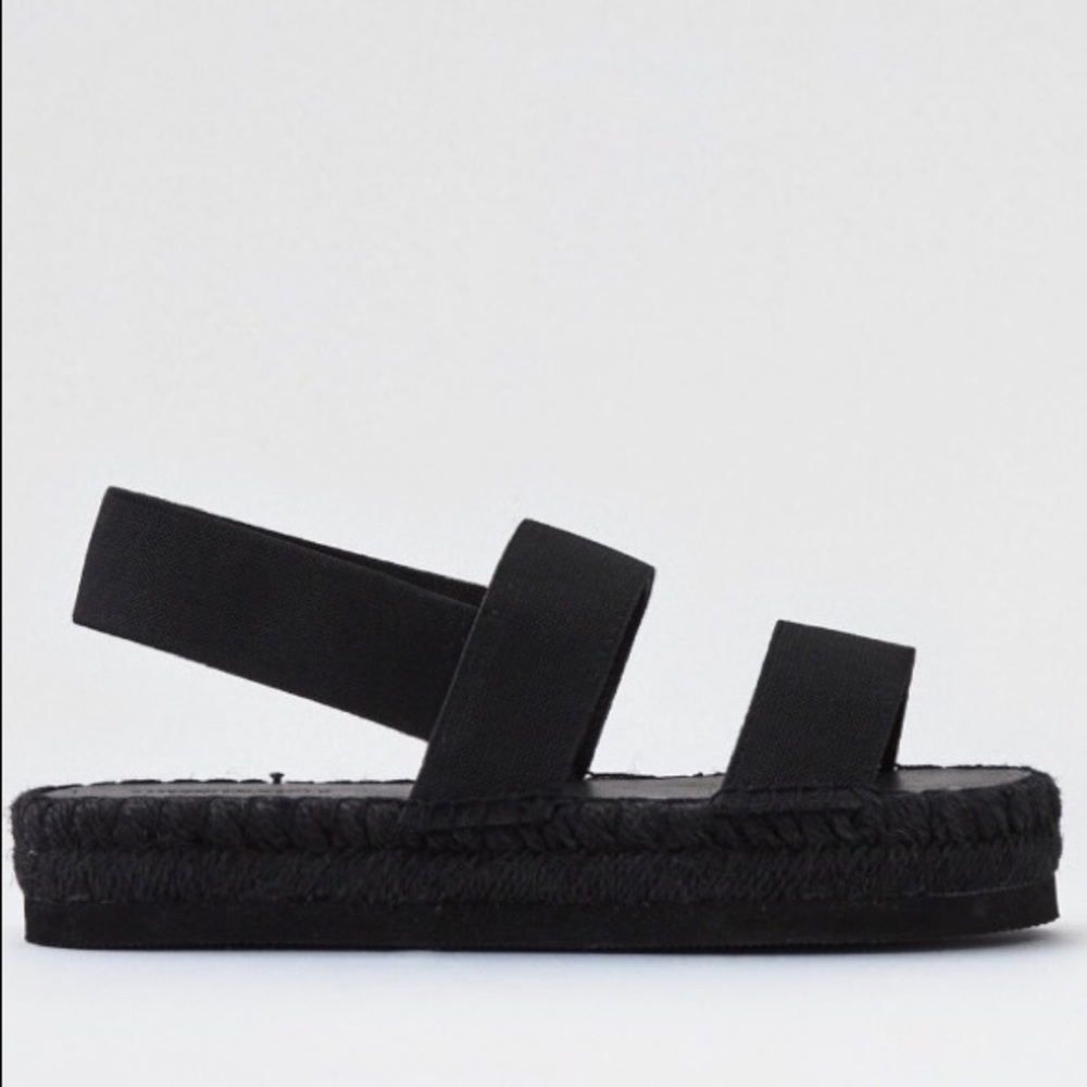 Black Platform Sandals